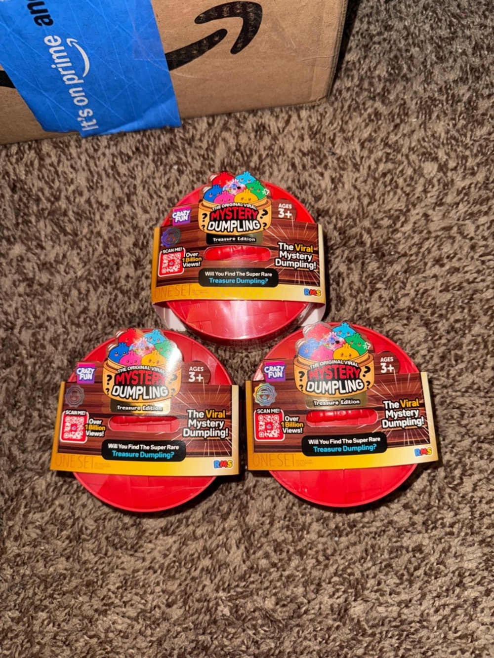 3 RMS Treasure Edition Mystery Dumplings Sealed